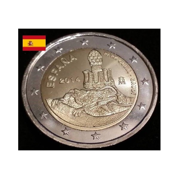 Pièce De 2 Euros Espagne 2014 Valeur