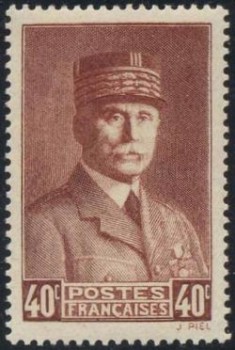 Timbres de France de l'année 1941