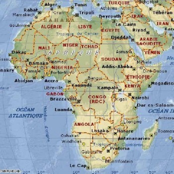Pièces de monnaie du continent Afrique