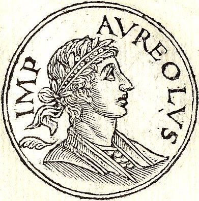 Pièces de Monnaie de l'empereur Romain Auréolus