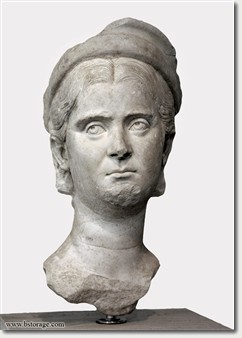 Pièces de monnaie romaines d'herrennia etruscilla femme de dèce