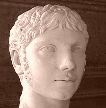 Pièces de monnaie romaines de l'empereur Elagabale