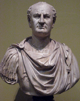 Pièces de Monnaie romaine de L'empereur Vespasien