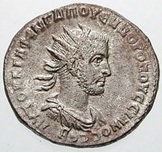 Pièces de Monnaie de l'empereur Romain Volusien