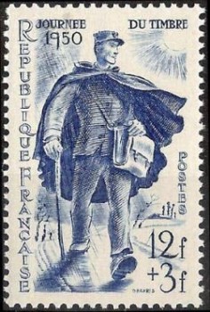 Timbres de France de l'année 1950