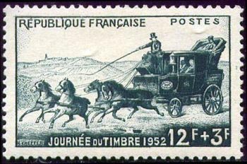 Timbres de France de l'année 1952