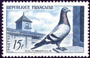 Timbres de France de l'année 1957