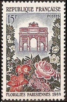 Timbres de France de l'année 1959