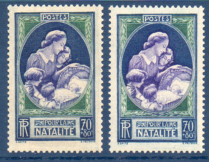 timbres avec variété sur la couleur