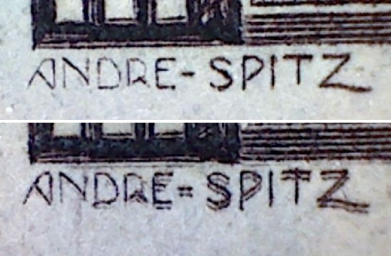 timbres avec variété double frappe ou re-entry