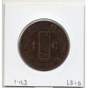Indochine 1 cent 1889 TTB+, Lec 41 pièce de monnaie
