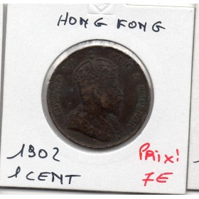 Hong Kong 1 cent 1902 TTB, KM 11 pièce de monnaie