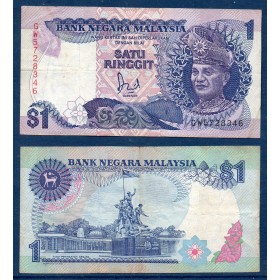 Malaisie Pick N°27b, TTB Billet de banque de 1 ringgit 1989