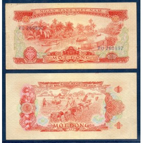 Viet-Nam Sud Pick N°40, TTB Billet de banque de 1 dong 1975