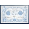 5 Francs Bleu TTB 8.9.1916 Billet de la banque de France
