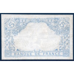 5 Francs Bleu TTB 8.9.1916 Billet de la banque de France
