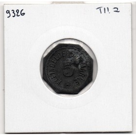 Kriegsgeld Mayence 5 pfennig 1917, TTB pièce de monnaie