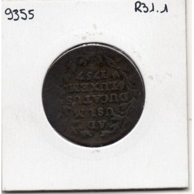 Luxembourg 2 liards 1757, B, KM 2 pièce de monnaie