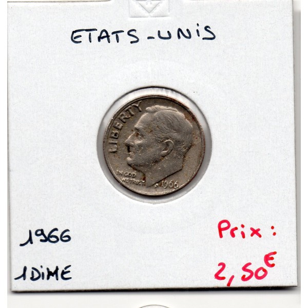 Etats Unis 1 dime 1969, TTB, KM 195a pièce de monnaie