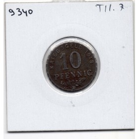 Kriegsgeld Bochum, Gelsenkirchen, Hattingen 10 pfennig 1918, Sup pièce de monnaie