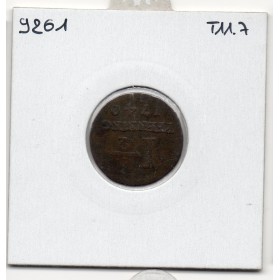 Ville de Munster 1 1/2 pfenning 1740, B, KM 336 pièce de monnaie