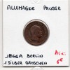 Prusse 1 silbergroschen 1866 A, TB, KM 485 pièce de monnaie