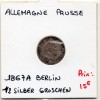 Prusse 1/2 silber groschen 1867 A, TTB, KM 484 pièce de monnaie