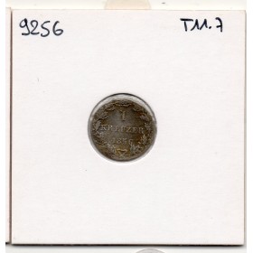 Francfort 1 Kreuzer 1856, TTB-, KM 312 pièce de monnaie