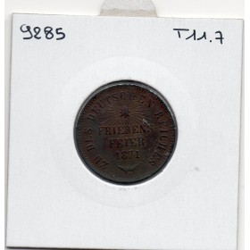 Grand-duché de Bade 1 kreuzer 1871, TTB, KM 252 pièce de monnaie