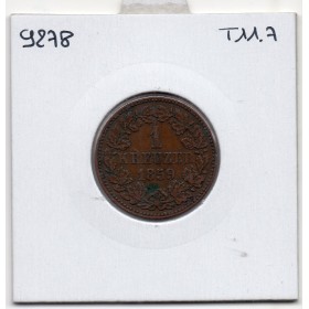 Duché de Nassau 1 kreuzer 1859, TTB, KM 74 pièce de monnaie