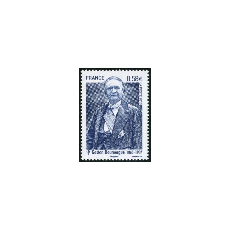 Timbre France Yvert No 4793 Gaston Doumergue