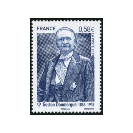 Timbre France Yvert No 4793 Gaston Doumergue