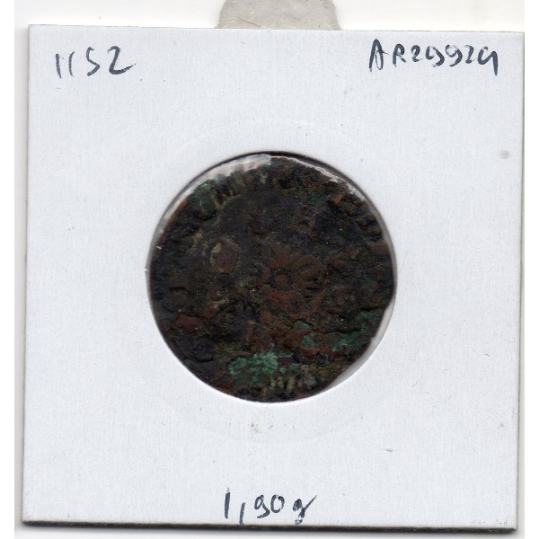 imitation Douzain aux croissants Paris Henri II  (1550 A) pièce de monnaie royale