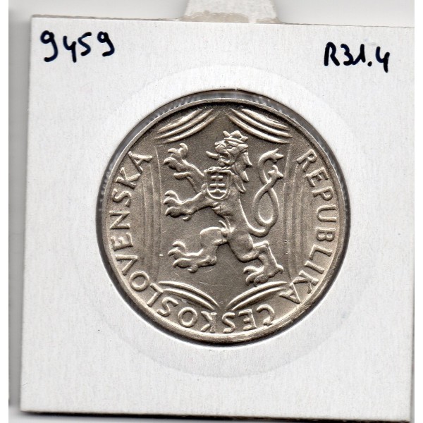 Tchecoslovaquie 100 korun 1948, Spl, KM 27 pièce de monnaie