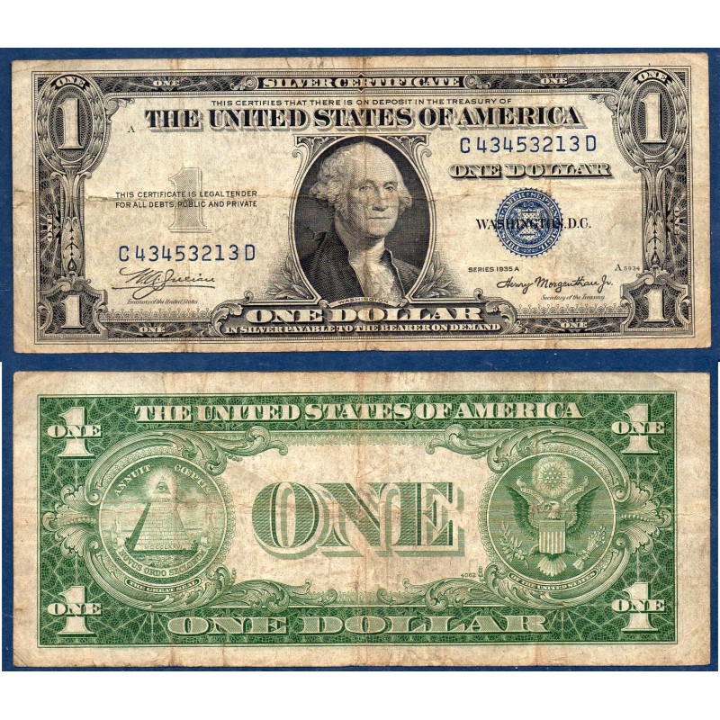 Etats Unis P.416a, B, Billet de 1 Dollar 1935 Etats Unis P.416a, B, Billet de 1 Dollar 1935