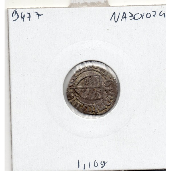 Evêché de Munster 1 pfennig 1379-1381 TTB, Potho Von Pothenstein pièce de monnaie