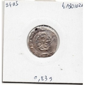 Nuremberg pfennig 1225-1250 TTB, Friedrich II du Saint Empire pièce de monnaie