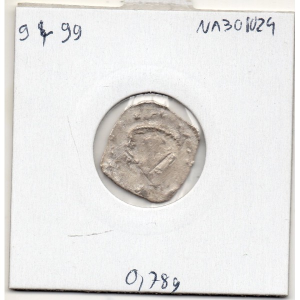 Nuremberg pfennig a la tête couronnée 1212-1250 TTB, Friedrich II du Saint Empire pièce de monnaie