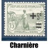 Timbre France Yvert No 164 Orphelins de la guerre surchargé neuf * sur charnière