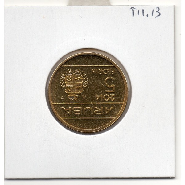 Aruba 5 florin 2014 Spl, KM 59 pièce 1 an couronnement