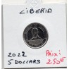 Libéria 5 Dollars 2022 FDC, KM.1083 Edward James Roye