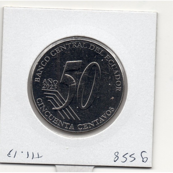 Equateur 50 centavos 2023 FDC, KM.138 Transito Amaguana