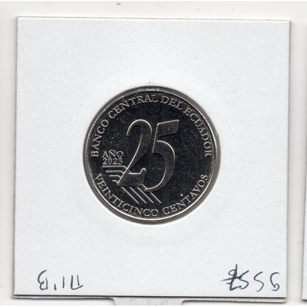 Equateur 25 centavos 2023 FDC, KM.136 Oswaldo Guayasamin