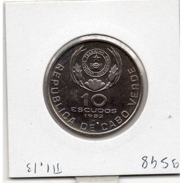 Cap Vert 10 Escudos 1982 FDC, KM.19 Eduardo Mondlane