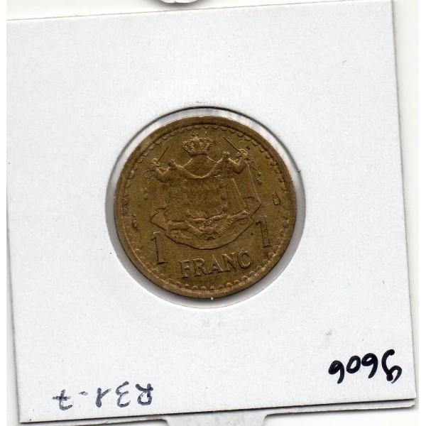 Monaco 1 franc 1943 Spl, Gad.132 Louis II