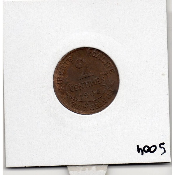 2 centimes Dupuis - 1904 - Sup - F.110/9