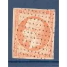Timbre France Yvert No 16  Empire 40c orange Oblitéré pointillés fins