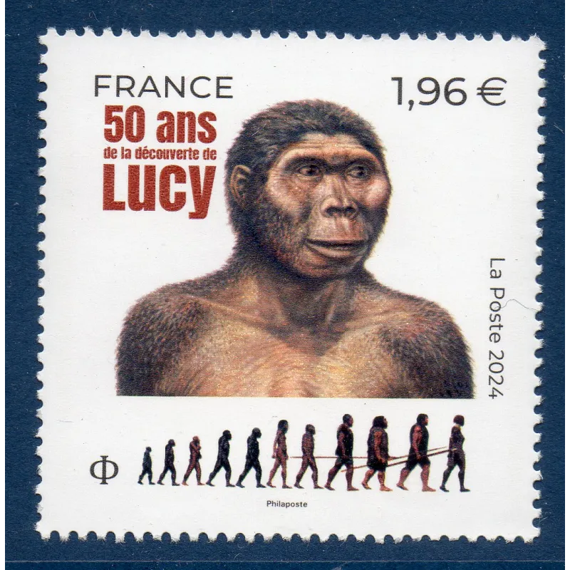 Timbre France 5794 Préhistoire Lucy Neuf Timbre France 5794 Préhistoire Lucy Neuf