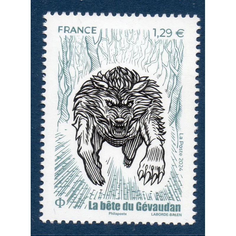 Timbre France 5795 La Bête du Gévaudan Neuf Timbre France 5795 La Bête du Gévaudan Neuf