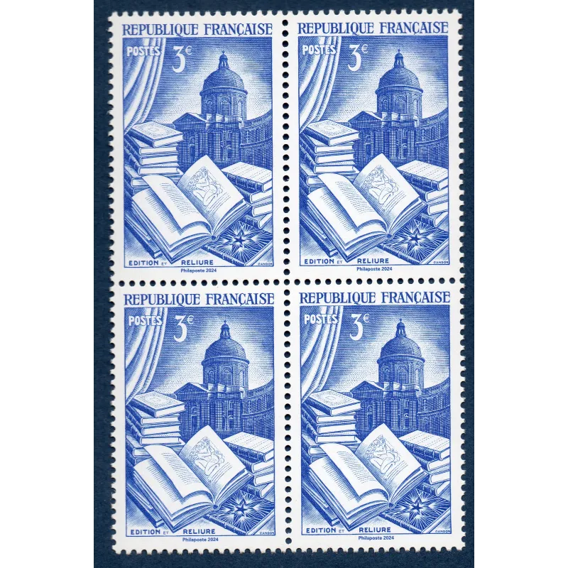 Timbre France Diorama N°4026 2024 Neuf Bloc de 4 Timbre France Diorama N°4026 2024 Neuf Bloc de 4